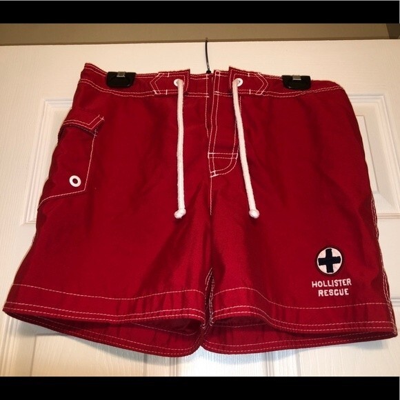 Hollister Size Small Rescue Swim Trunks - Picture 2 of 6